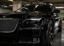 Передні фари Black Edition (2 шт) Chrysler C300 2011-2023 рр.