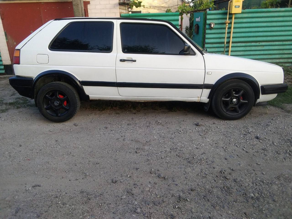 Накладки на арки (4 шт, чорні) для Volkswagen Golf 2 1983-1992 рр