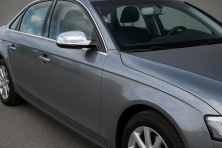 Накладки на дзеркала 2010-2015 (2 шт., нерж.) Audi A4 B8 2007-2015 рр.