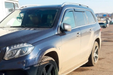 Вітровики з хромованим молдингом (4 шт, HIC) Mercedes GLE W167 2018- рр.