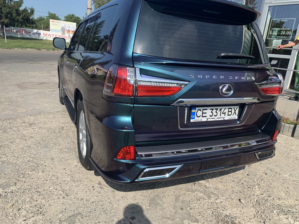 Комплект обвісів (TRD Sport 2017-2020) Чорний колір для Lexus LX570/450d рр