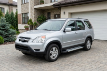 Бокові пороги Vision New Grey (2 шт., Алюміній) Honda CRV 2001-2006 рр.