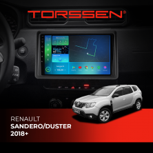 Штатна магнітола Torssen Renault Sandero/Duster 18+F10232 4G Carplay DSP