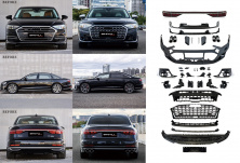 Комплект рестайлінгу без заміни фар (На S8 2025) Audi A8 2018- рр.