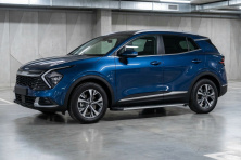Бокові пороги Maya V1 (2 шт., Алюміній) Kia Sportage 2021- рр.
