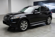 Бокові пороги Line (2 шт., Алюміній) Infiniti FX 2003-2008 рр.