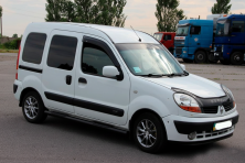 Бічні труби Black (2 шт., нерж.) Renault Kangoo 1998-2008 рр.