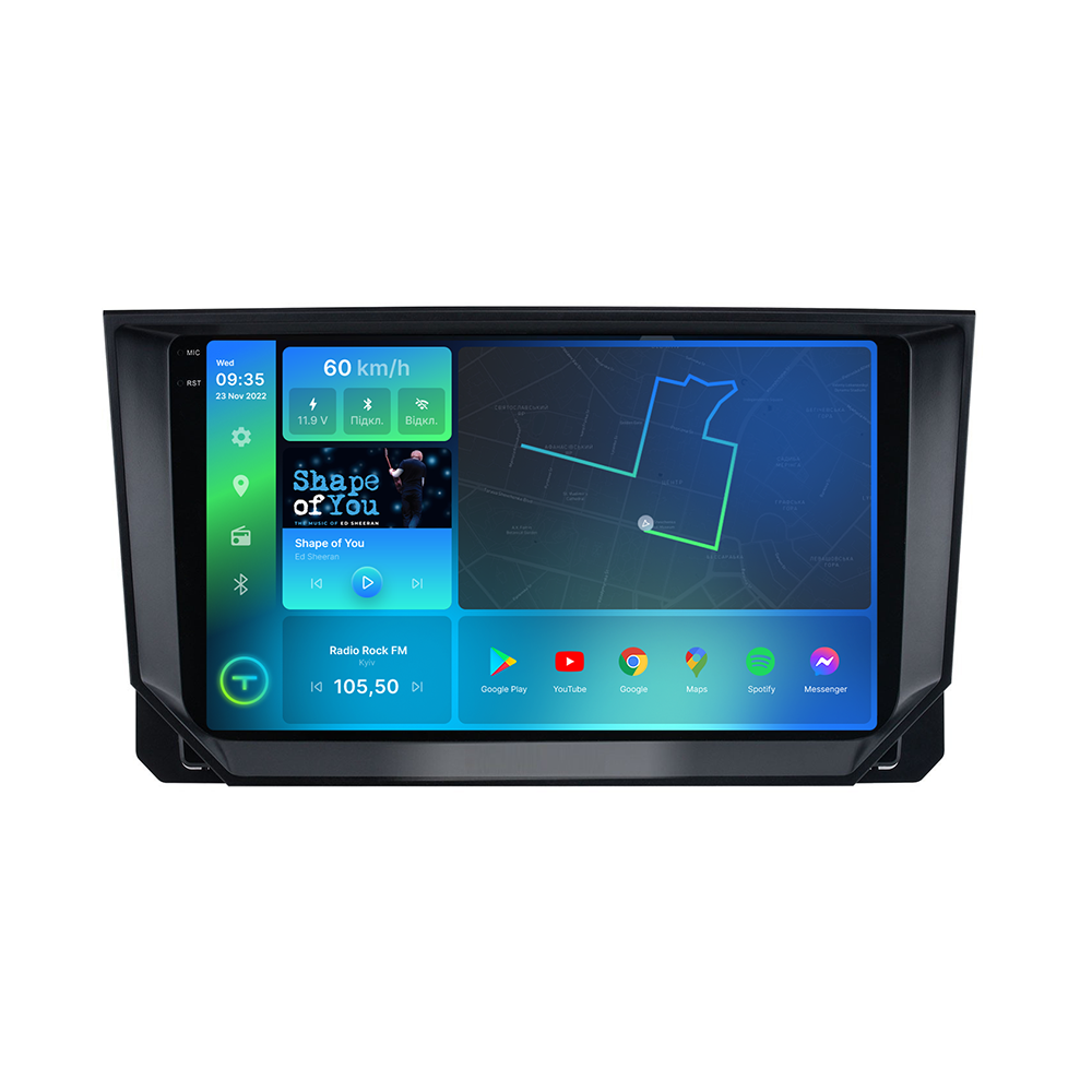 Штатна магнітола Torssen 2K Seat Ibiza 18+ FL9 4+64Gb 4G Carplay DSP