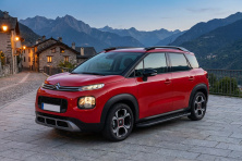 Бокові пороги Bosphorus Black (2 шт., Алюміній) Citroen C-3 Aircross 2017-2024 рр.