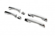Дверні ручки в зборі 2015-2021 (Хром, 4 шт) Toyota Land Cruiser 200 2007-2021 рр.