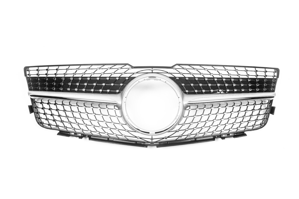 Передня решітка Diamond Silver (2009-2012) для Mercedes GLK сlass X204 рр