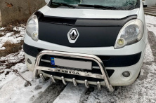 Кенгурятник WT003/004 (нерж.) без напису, 60 мм Renault Kangoo 2008-2020 рр.