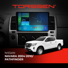 Штатна магнітола Torssen 2K Nissan Navara 04-10/Pathfinder F96128 4G Carplay DSP