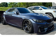 Накладки на пороги PSM-Style (під М3 пороги, ABS) BMW 3 серія F30/F31 2012-2019 рр.