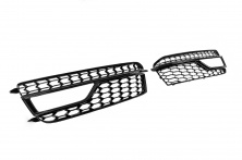 Решітки протитуманних фар RS-Style (Sport, 2011-2015, 2 шт, Чорний) Audi A5 2007-2015 гг.
