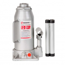 Домкрат гидравлический столбик одноштоковый 12т INTERTOOL