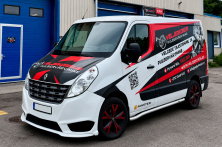 Передній бампер AMG (накладка, під фарбування) для Renault Master 2011-2023 рр