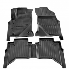Килимки Stingray 3D (Crew Cab, 5 шт) Toyota Hilux 2015- рр.