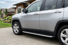 Бокові пороги Fullmond (2 шт., Алюміній) Jeep Compass 2016- рр.