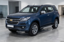 Бокові пороги RedLine V1 (2 шт., Алюміній) Chevrolet Trailblazer 2012-2019 рр.