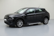 Бокові пороги Vision New Grey (2 шт., Алюміній) Citroen Cactus 2014-2020 рр.