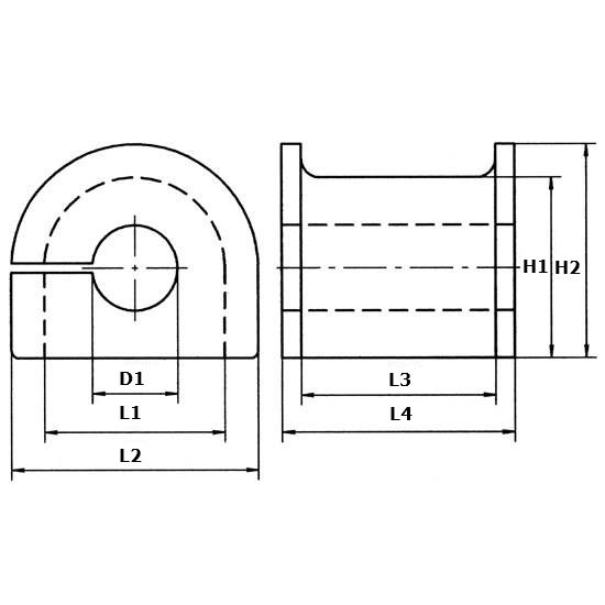 Втулка стабілізатора переднього Great Wall Haval M2/M4 RBI