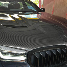 Капот (F90-style, Карбон) BMW 5 серия G30/G31 2017–2023 гг.
