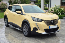 Бокові пороги Tayga V2 (2 шт., Алюміній) Peugeot 2008 2019- рр.