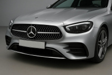 Передня решітка Diamond Silver (AMG Line, 2020-2026) З місцем під камеру для Mercedes E-сlass W213 рр