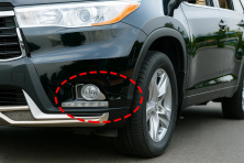 Накладки на протитуманки Libao (2013-2016 ABS) Toyota Highlander 2013-2019 рр.