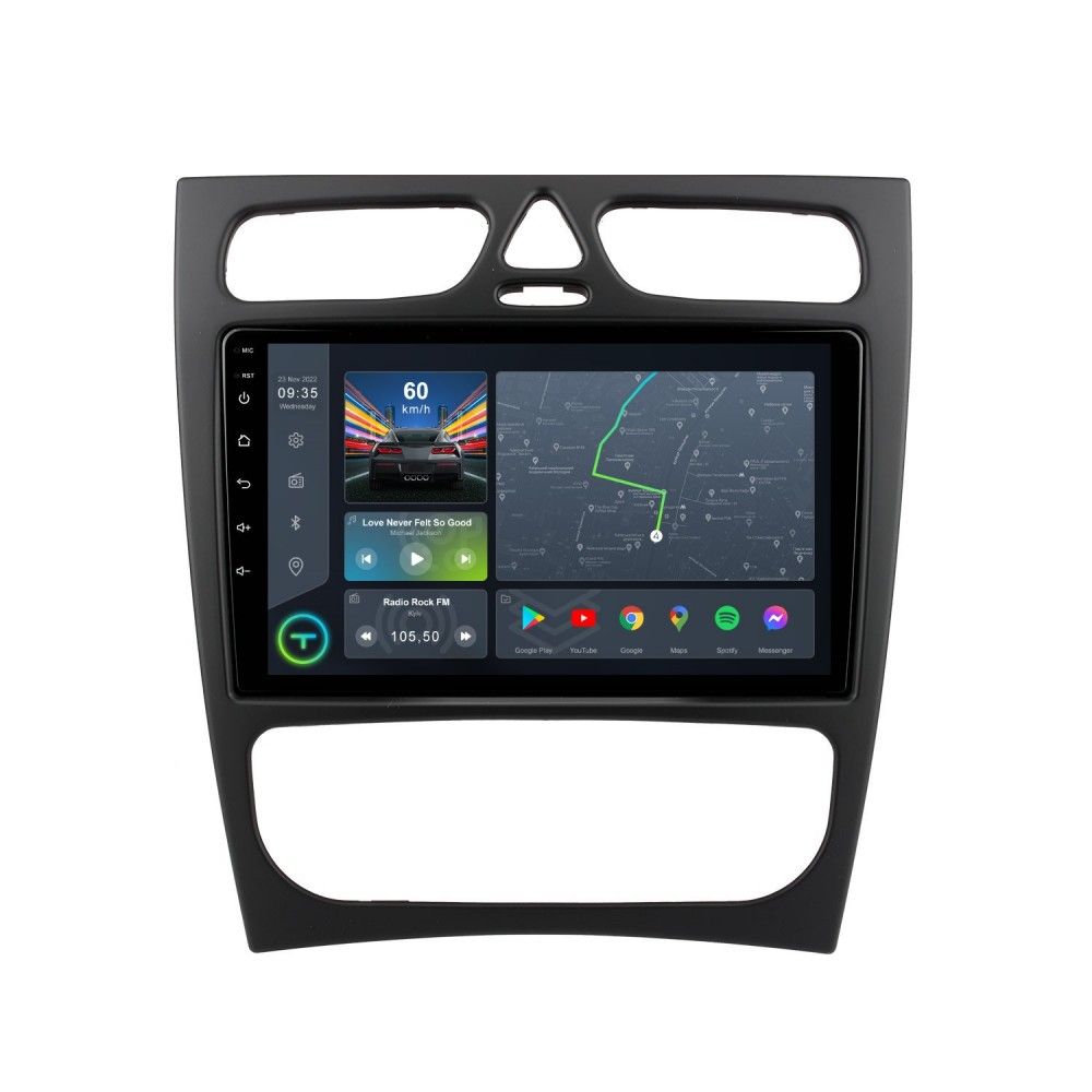 Штатна магнітола Torssen Mercedes C-klasse (W203) 2000-2004 FL9 4+64Gb 4G Carplay DSP