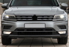 Накладка на передній бампер 2016-2020 (нерж) для Volkswagen Tiguan рр