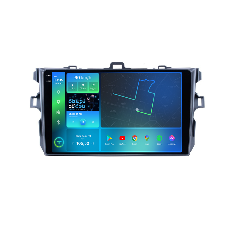 Штатна магнітола Torssen 2K Toyota Corolla E150 2003-2010 F9432 4G Carplay DSP