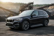 Бокові пороги Bosphore Black (2 шт., Алюміній) BMW X1 F48 2015-2022 рр.