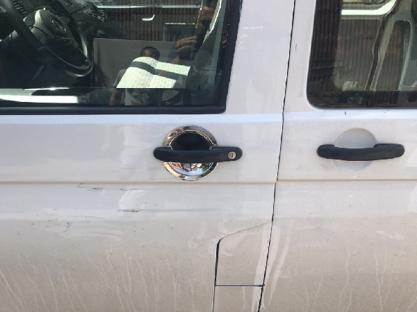 Накладки під ручки (нерж) Carmos - Турецька сталь, 4 шт для Volkswagen T5 Transporter 2003-2010 рр