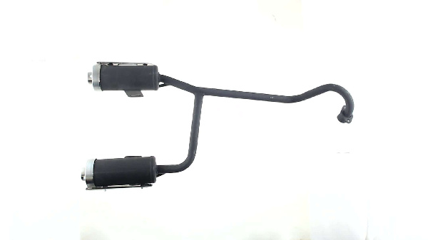 Глушитель ATV 110-125cc (двойной, черный) VV