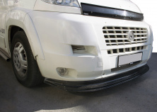 Передня накладка 2006-2013 (ЛИП, чорна) для Citroen Jumper рр