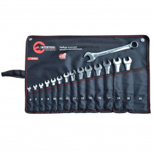 Набор комбинированных ключей 15 шт. INTERTOOL