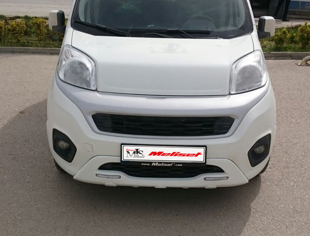 Передня губа LED (2014-2024, під фарбування) для Peugeot Bipper