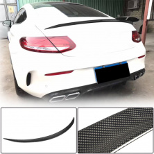 Cпойлер V3 (для купе 2015-2019, Карбон) Mercedes C-сlass W205 2014-2021 гг.