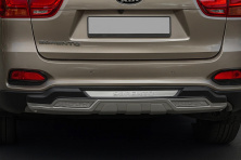 Накладка на задній бампер Libao V2 Kia Sorento III UM 2014-2020 рр.