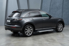 Бокові пороги Vision New Grey (2 шт., Алюміній) Infiniti FX 2003-2008 рр.