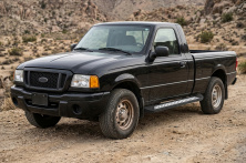 Бокові пороги Vision New Black (2 шт., Алюміній) Ford Ranger 2002-2006 рр.