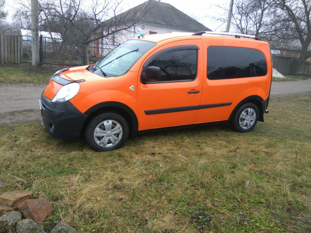 Накладки на арки (4 шт, чорні) 2008-2012, ABS пластик для Renault Kangoo рр