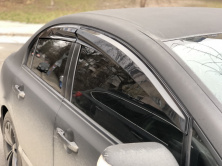 Вітровики (4 шт., Sunplex Sport) Honda Civic Sedan VIII 2006-2011 рр.