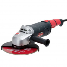 Шлифмашина угловая 2400Вт, диаметр круга 230мм, 6300 об/мин, плавный пуск