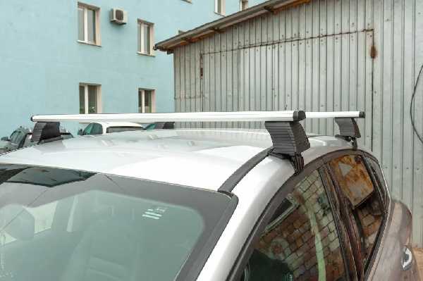 Автобагажник Ercul V4 (хром, пара) для Daewoo Lanos