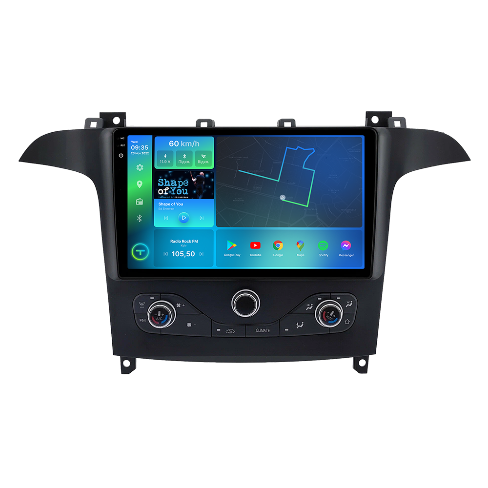 Штатна магнітола Torssen 2K DTS Ford S-max 1 (2006 - 2015) F9432 4G Carplay DSP