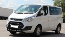 Кенгурятник WT003 Black (нерж) Ford Custom 2013-2022 рр.