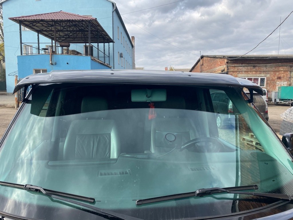 Козирьок на лобове скло (на кронштейнах) для Volkswagen T4 Transporter 1990-2003 рр